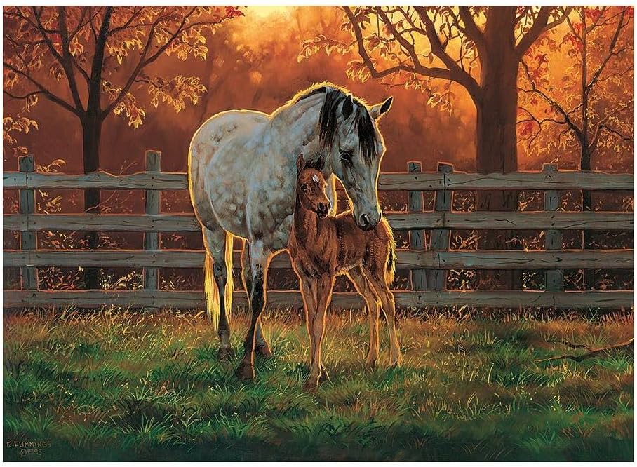 Cobble Hill 500 Piece Puzzle - Quiet Time - Sample Poster Included