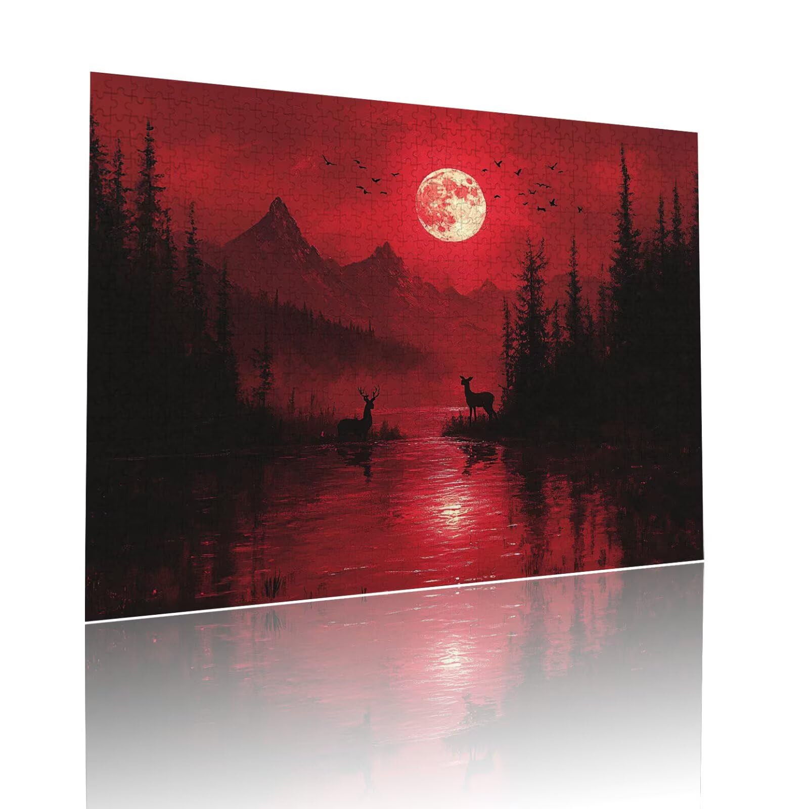 Puzzle Erwachsene 3000 Teile Mond REH Educa Jigsaw für Kinder ab 8 Jahren Mädchen Jungen, Erwachsene Impossible Klassische Puzzles Schwer, Anspruchsvoll Spielspaß, Als Familienspiel 81x122cm t-990