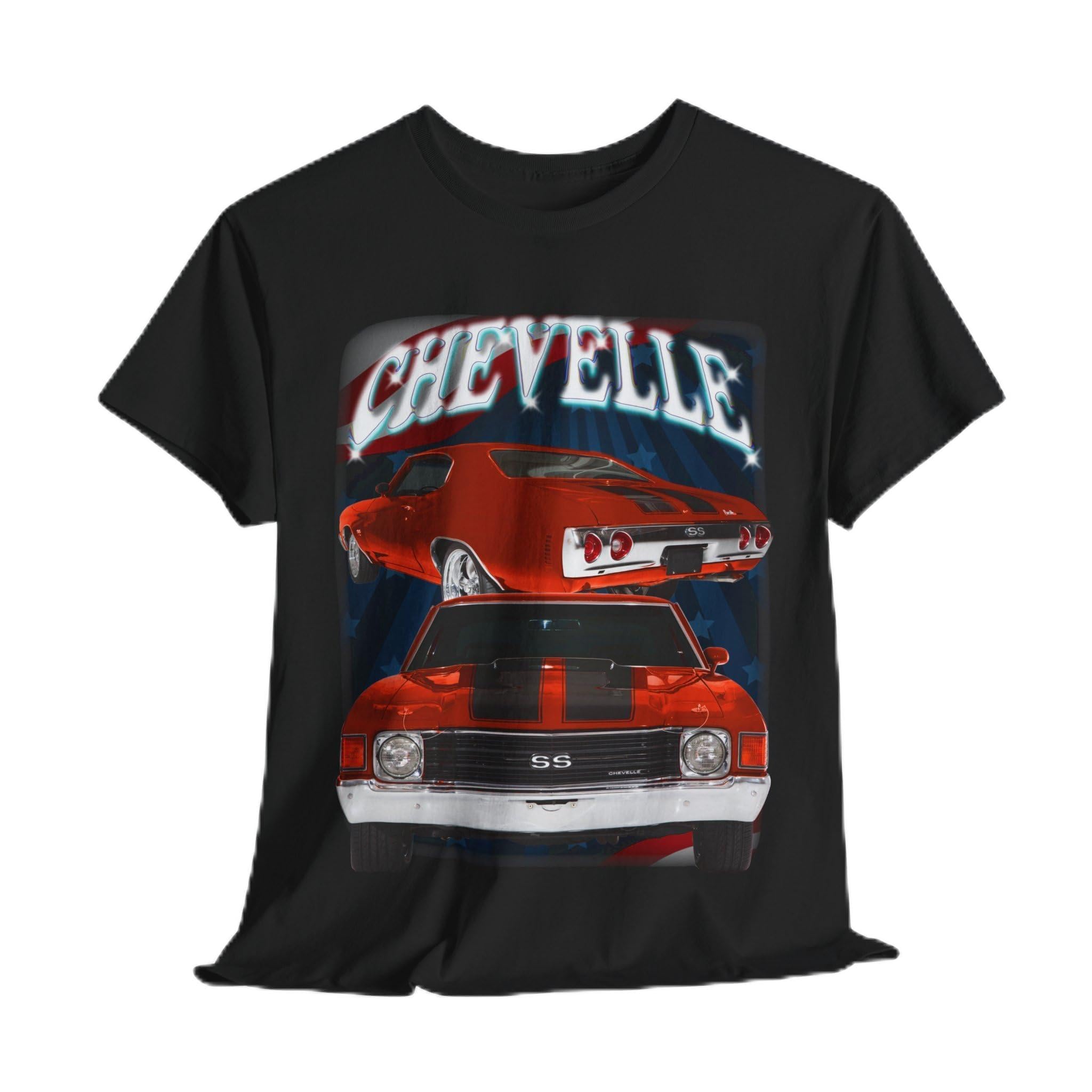 Red 1972 Chevelle Unisex Heavy Cotton Tee T Shirt Muscle car Great Gift
