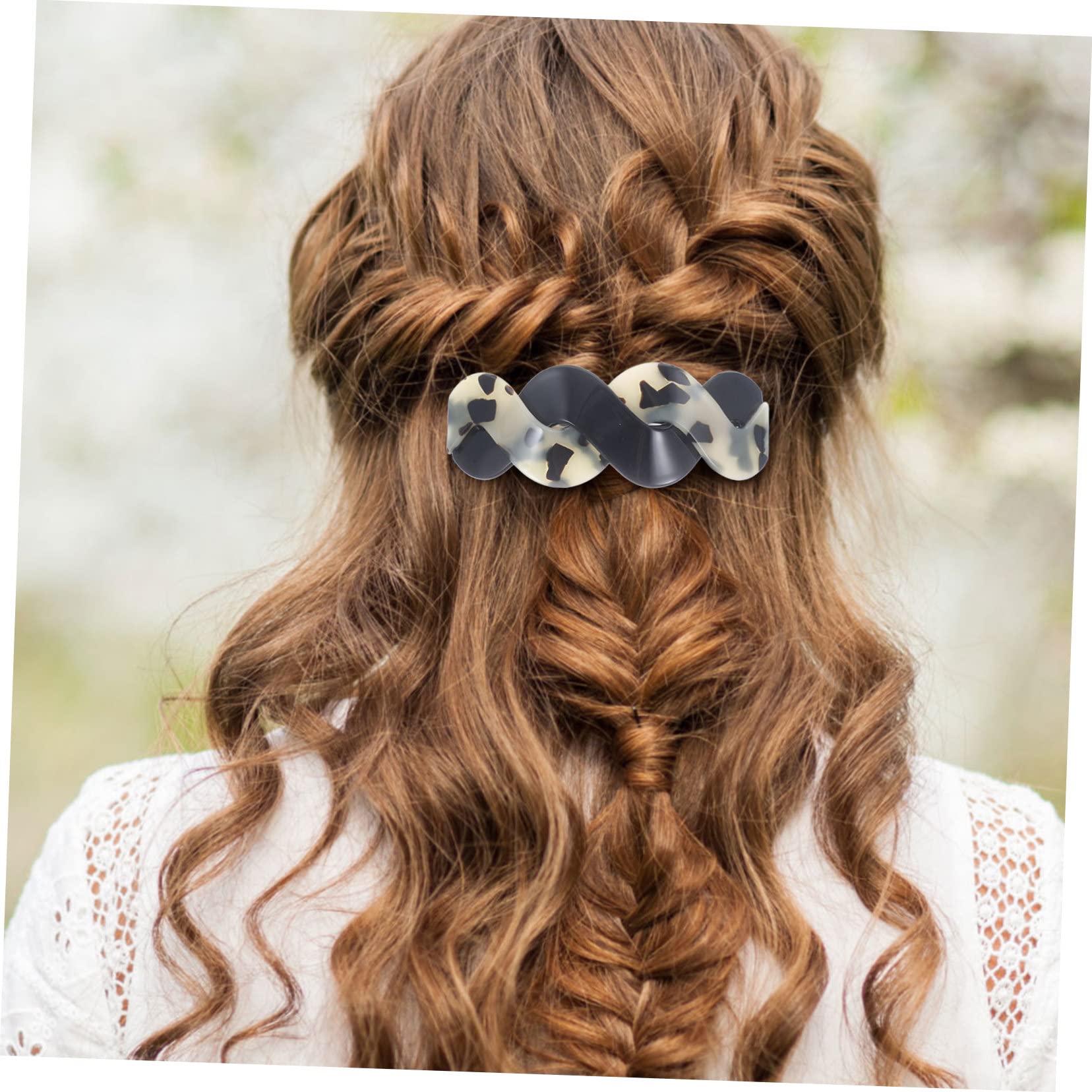 MAGICLULU 5 Sets Haarspangenclips Für Frauen Pferdeschwanzhalter-clips Dekorative Haarspangen Pferdeschwanz Zum Stylen 2 Stück * 5