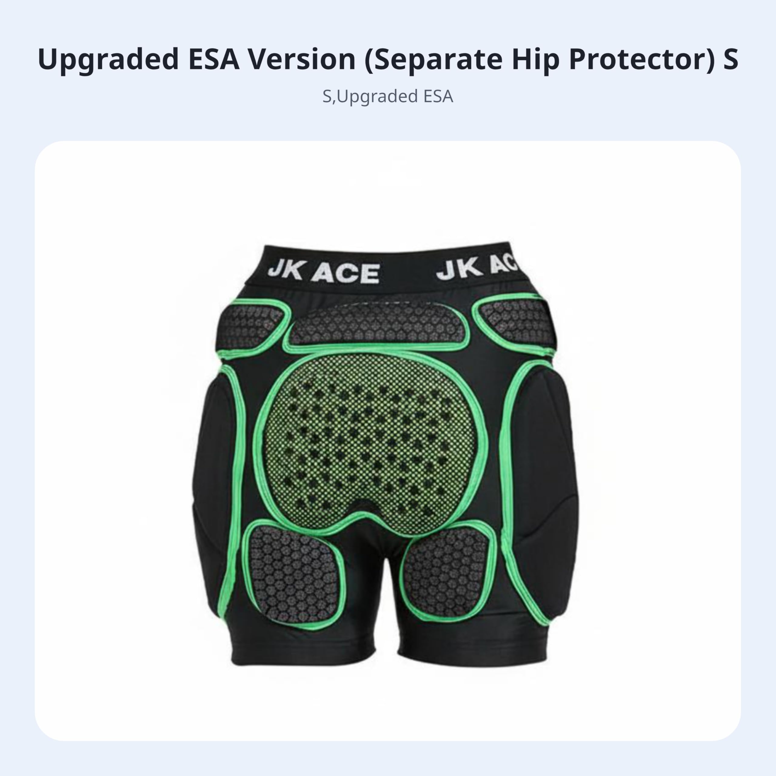 Ensemble Protection Protège Hanches Coudières et Genouillères en Mousse EVA Respirante pour Snowboard Cyclisme Skateboard et Roller , S , ESA amélioré