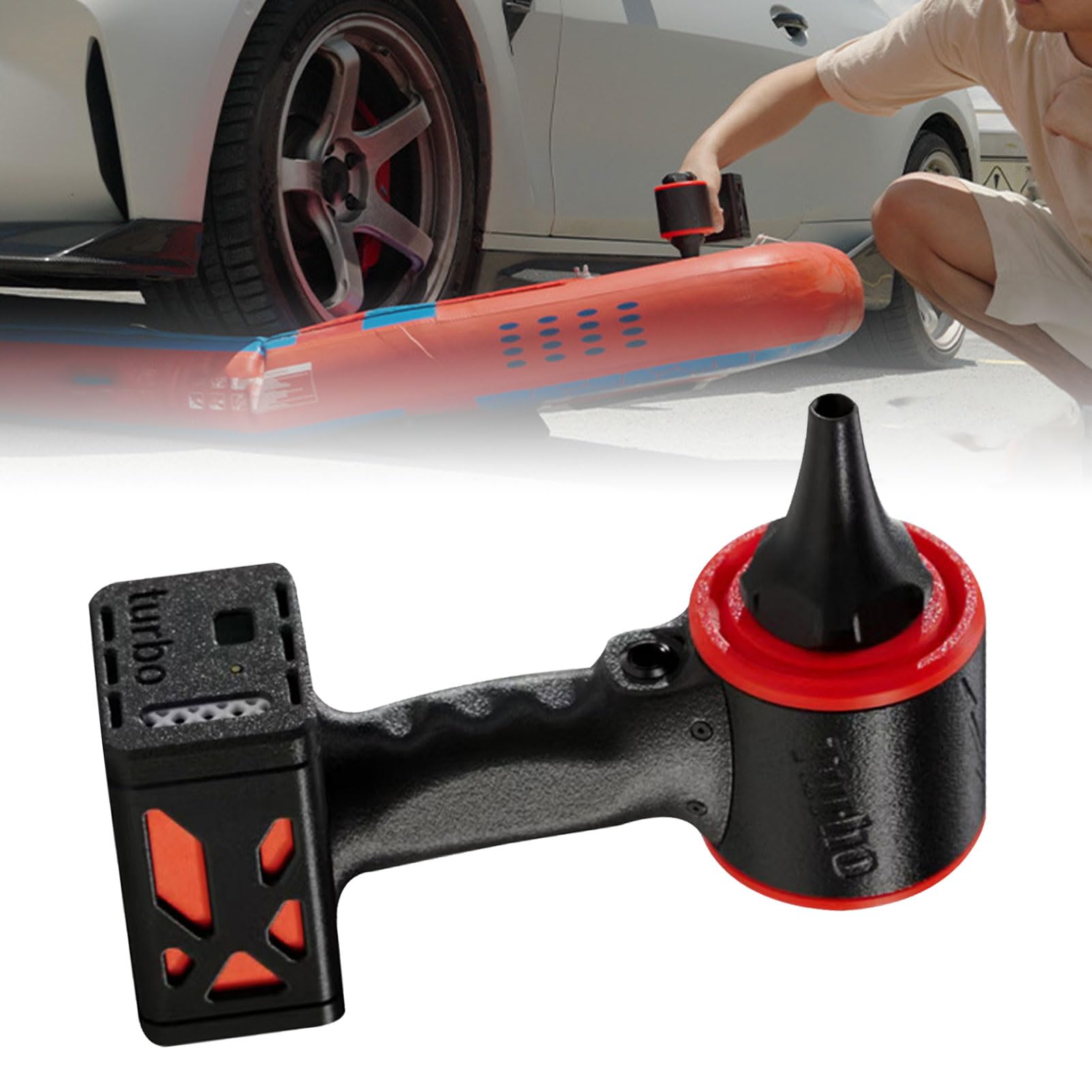 Topiky Soplador Eléctrico Recargable de Alta Velocidad para Limpieza Industrial y Doméstica, Plumero de Aire Comprimido, Material PETG Duradero