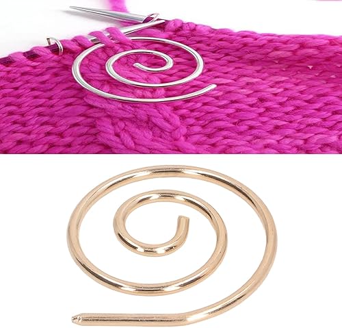 Miniatura 3 de Aguja de cable espiral de alta resistencia con punta de acero inoxidable - aguja circular espiral Pin de chal para tejer en casa (1PCS)