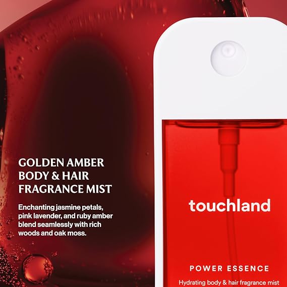 Touchland Body & Hair Fragrance Mist, 2 FL OZ - Golden Amber