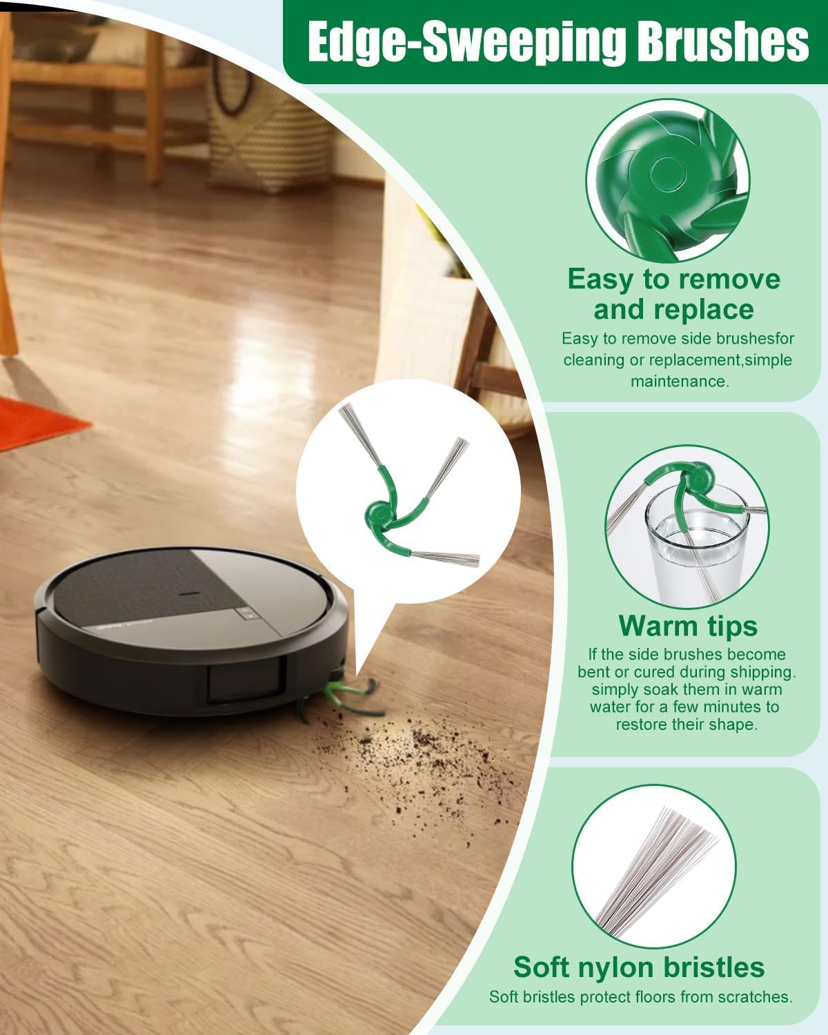 29 Stück Zubehör für iRobot Roomba 415X / Plus 415/Plus 576/Plus 516 Combo
