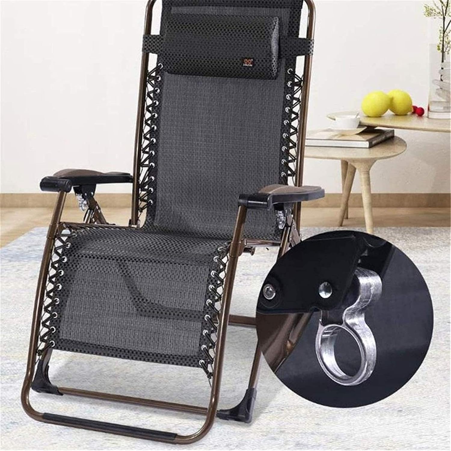 軽量 軽量 サンラウンジャー 折り畳み式ガーデンチェア 2点セット