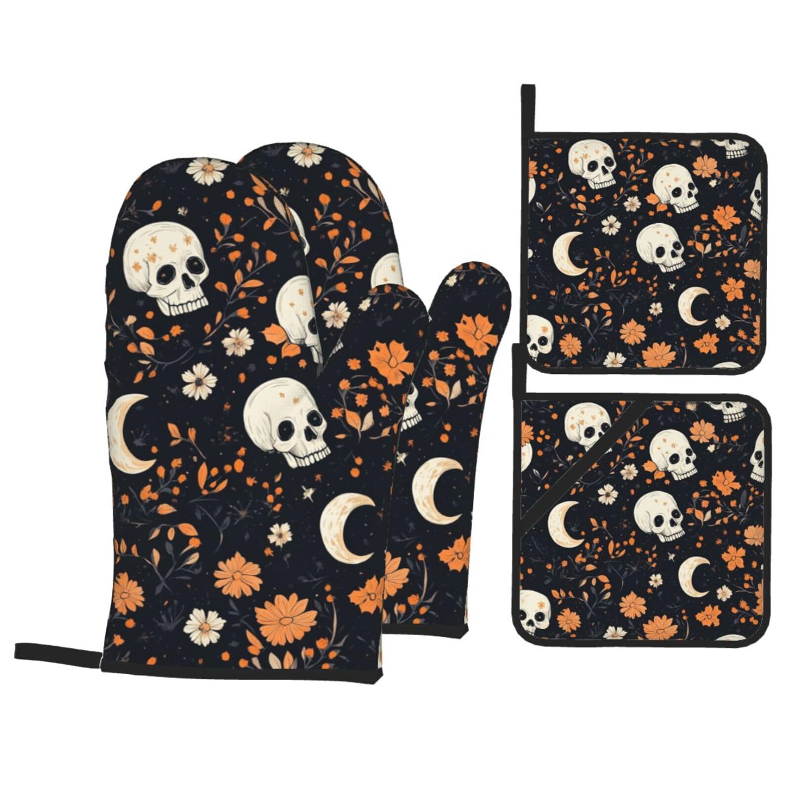 Gants de cuisine mignons en silicone, le cadeau idéal pour Halloween