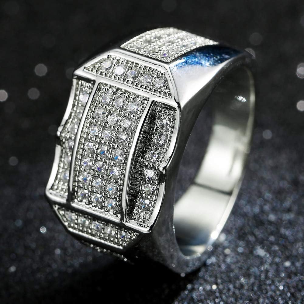 Fashionable Men's Engagement Ring - Image 4