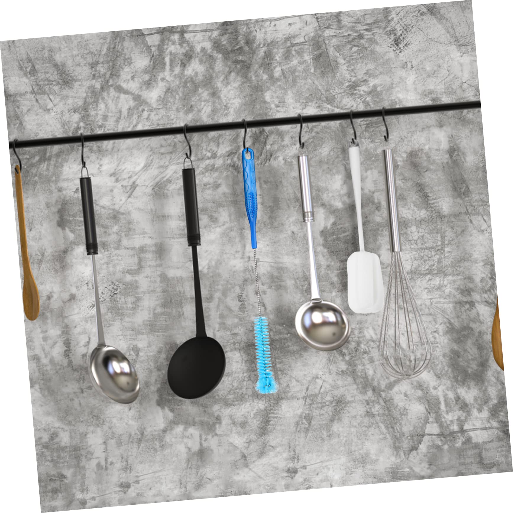 4 Ensembles Kit de Nettoyage de Bouteilles Brosse Éponge Brosse Bouteille pour Nettoyage de Verres et Contenants Design Ergonomique et Matériaux Sûrs