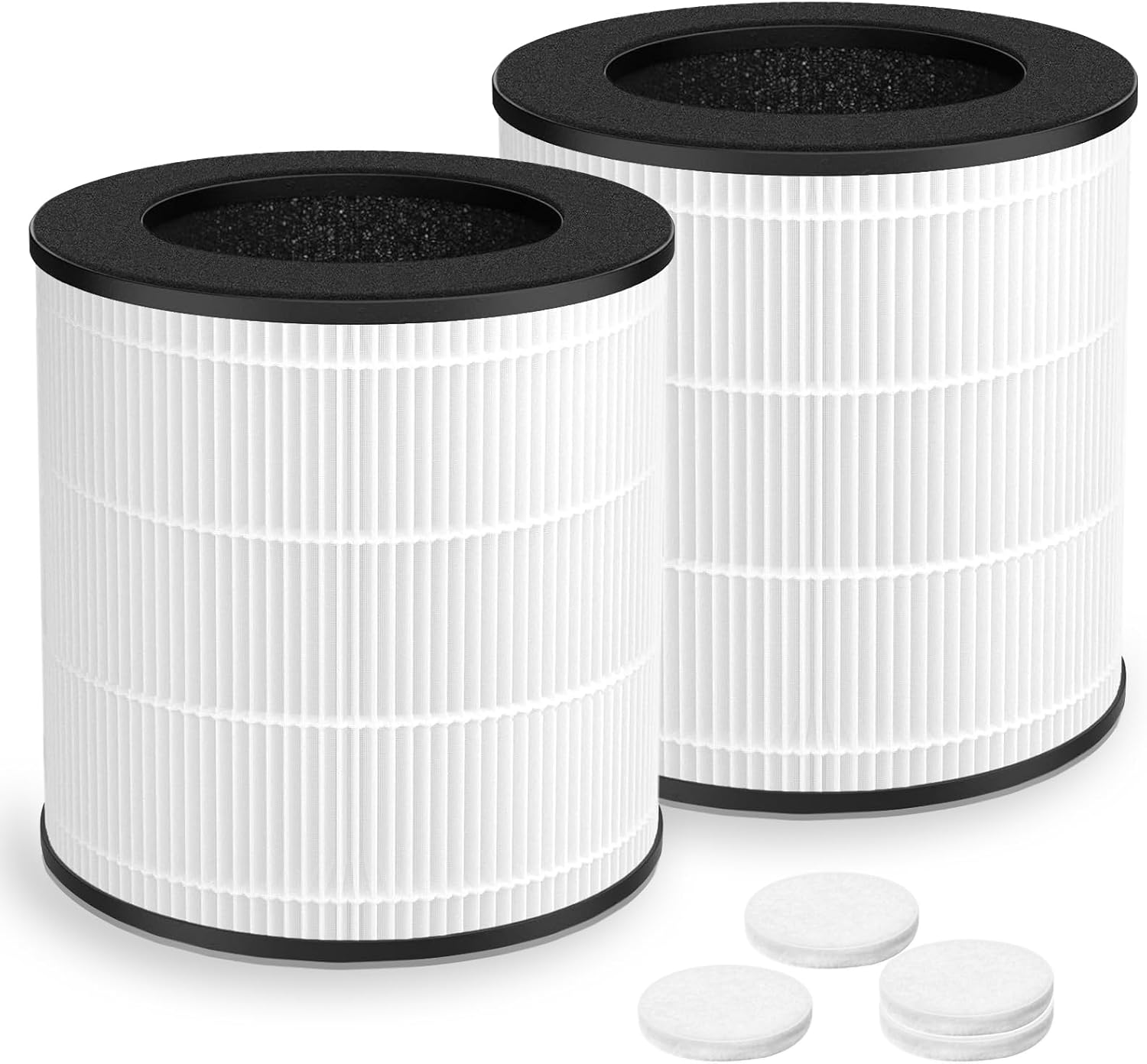Air Filter Replacement Compatible With Mooka M03/B-D03 Air Purifier, H13 True HEPA Filter, 2 Pack