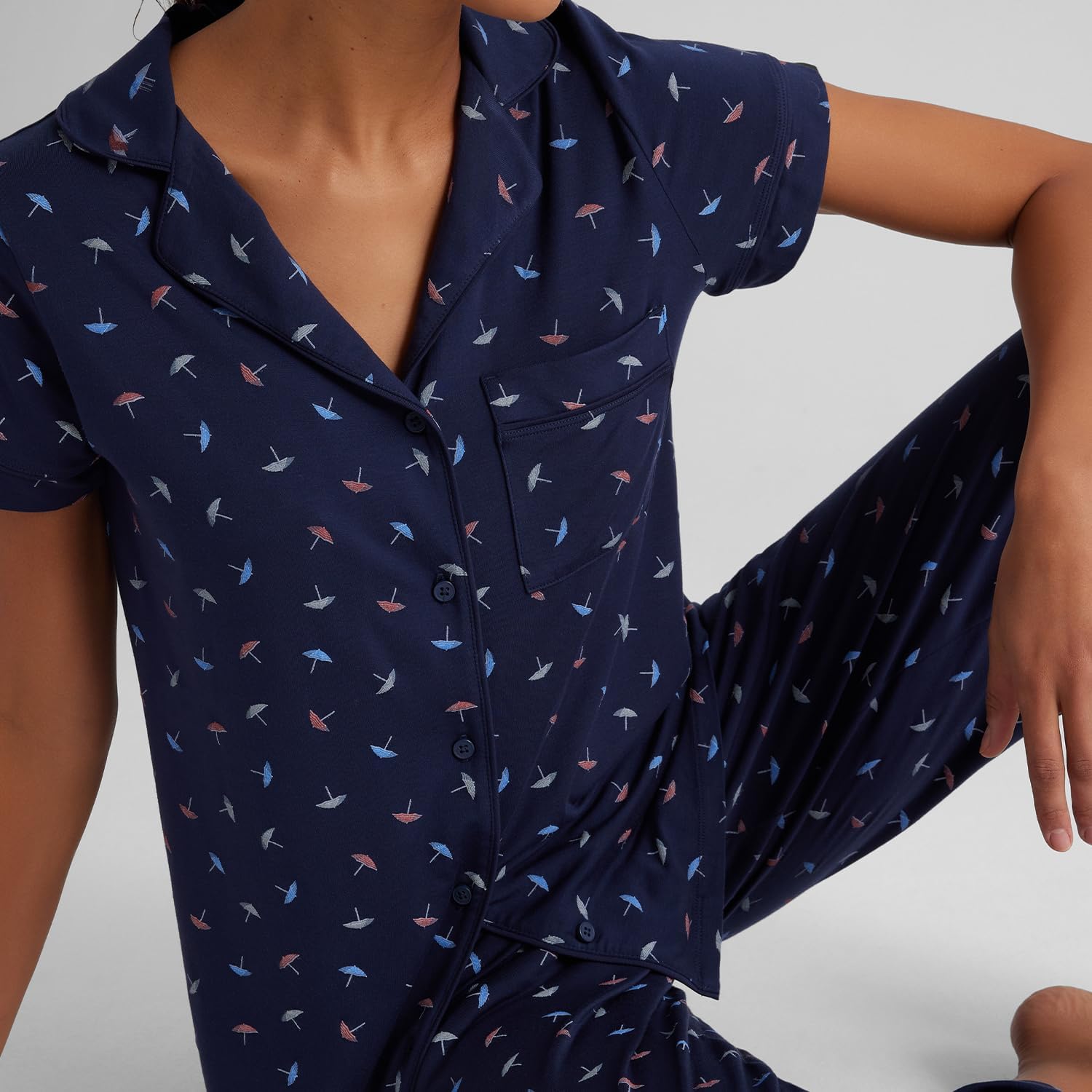 Tommy John Women's Long Sleeve Sleep Top and Pant Set - Image 4