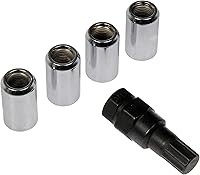 Vista 7 de Dorman 711-225 - Afinador cromado con bloqueo de tuerca de rueda 1/2-20 compatible con modelos seleccionados, paquete de 4