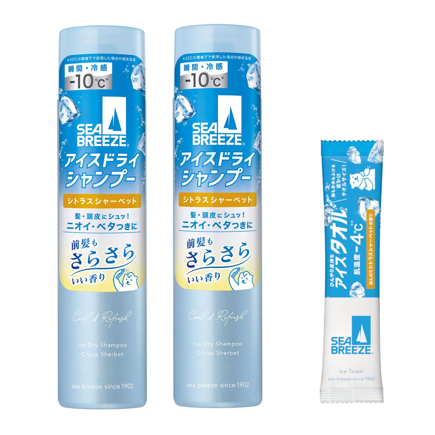 シーブリーズ SEA BREEZE アイス ドライシャンプー シトラスシャーベッ…