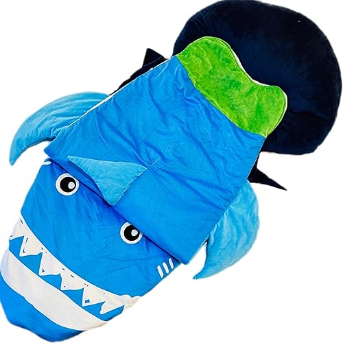 Saco de dormir para niños, sacos de dormir de animales para niños, niños y niñas, almohada suave, tapete para siesta preescolar, 3 a 12 años,
