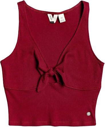 Roxy Love Gifts Cropped Rib Knit Tank Top