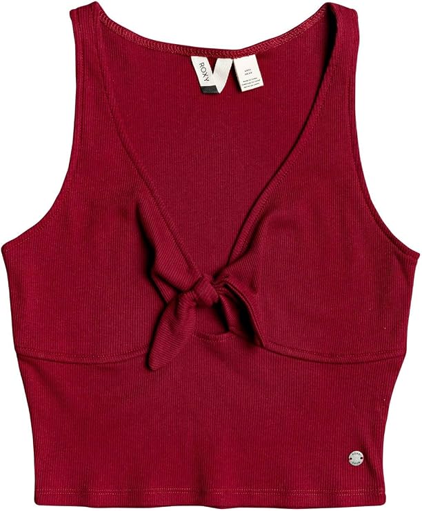 Roxy Love Gifts Cropped Rib Knit Tank Top