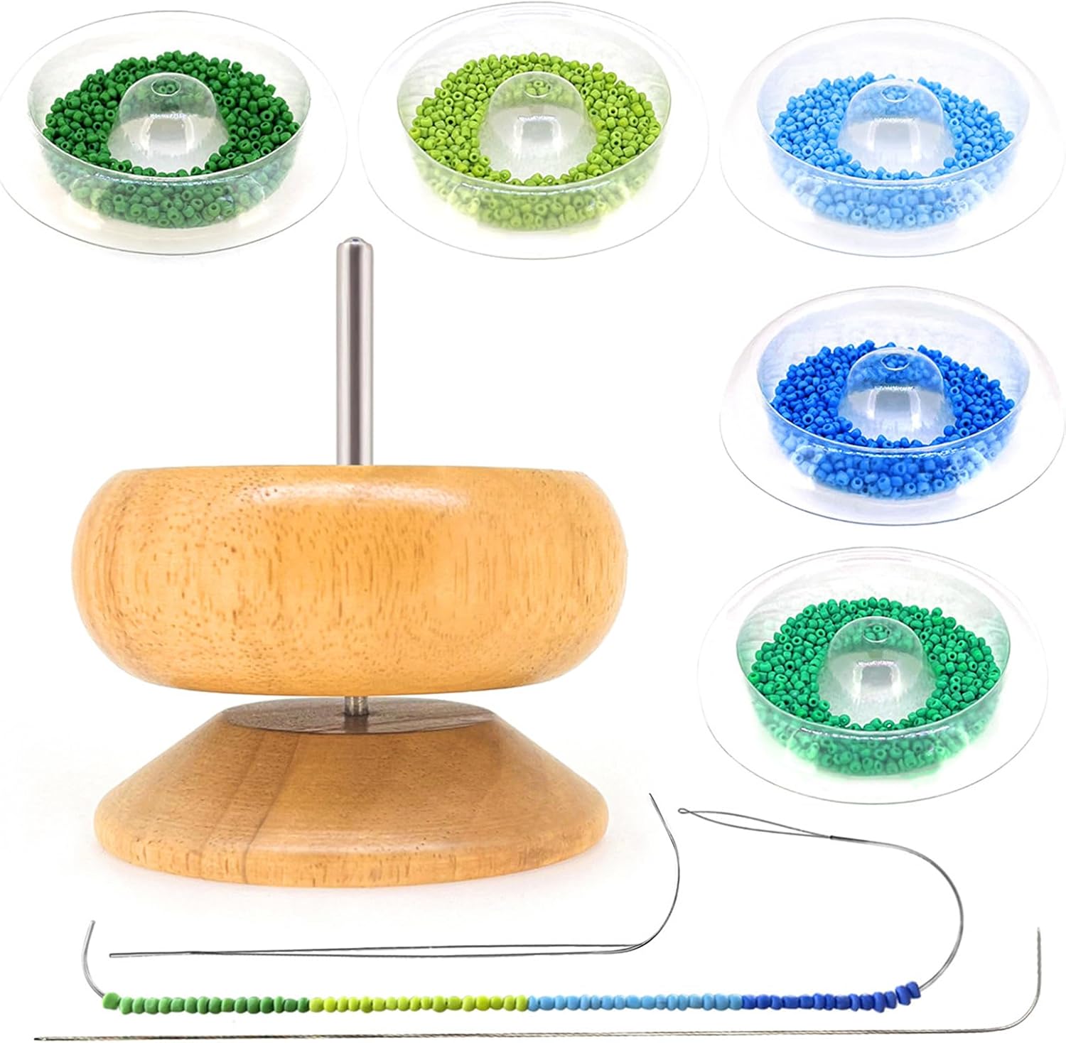 Ywmsfl Bead Loader Beading Spinner Quickly Bowl for Beads Waist Beads Bracelets Bowl Spinner Piercer Loader