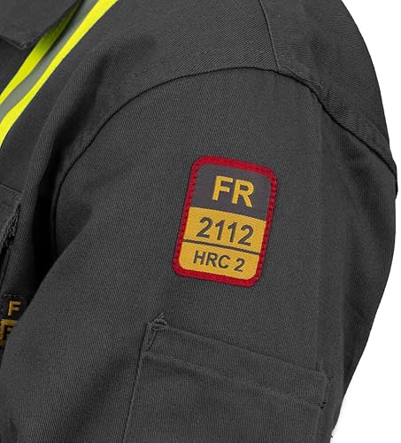 Miniatura 10 de Overol de alta visibilidad resistente al fuego (FR) 88 % algodón 12 % nailon, XL, Azul marino