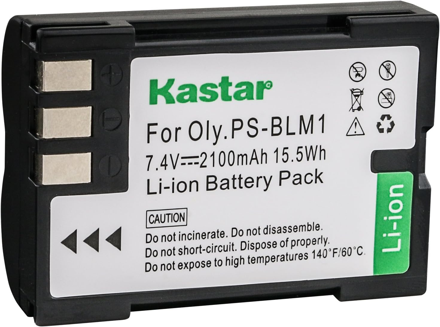 Kastar Battery Replacement for Olympus EVOLT E-500 E-510 E-520 EVOLT E-300 E-330 C-5060 C-7070 C-8080 Olympus E-1 E-3 E-30 Digital Camera and Olympus BLM-1 BLM-01 PS-BLM1 Battery