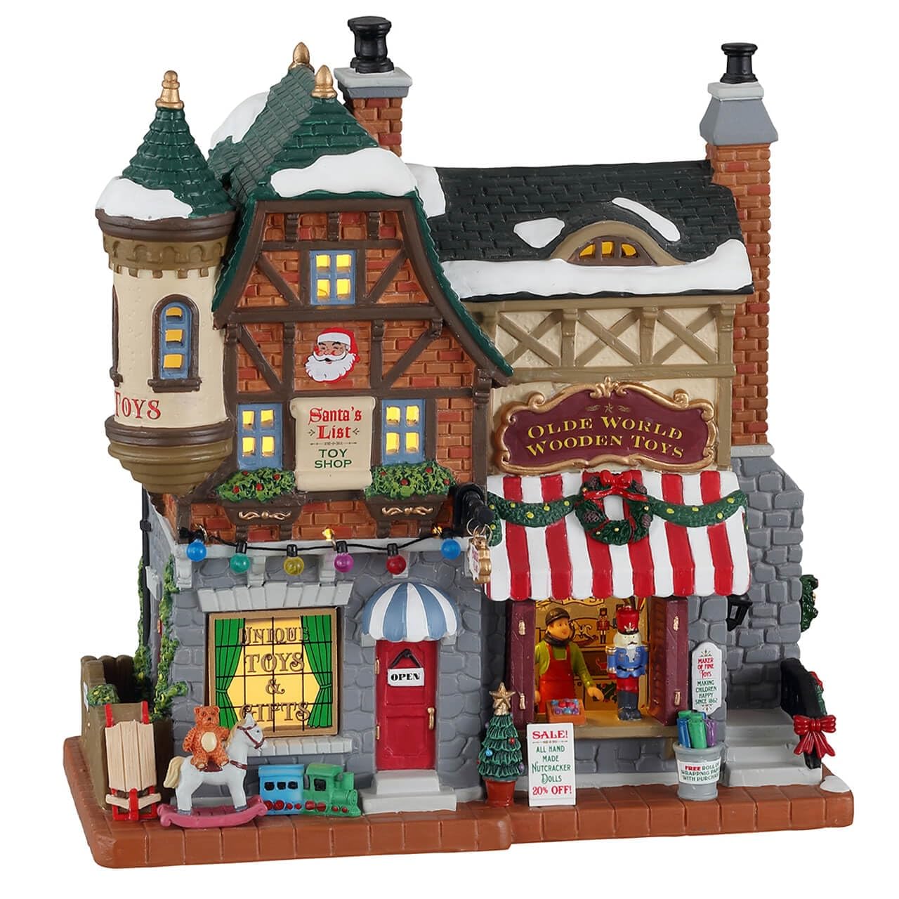 Village Collection Santa's List Toy Shop #15798