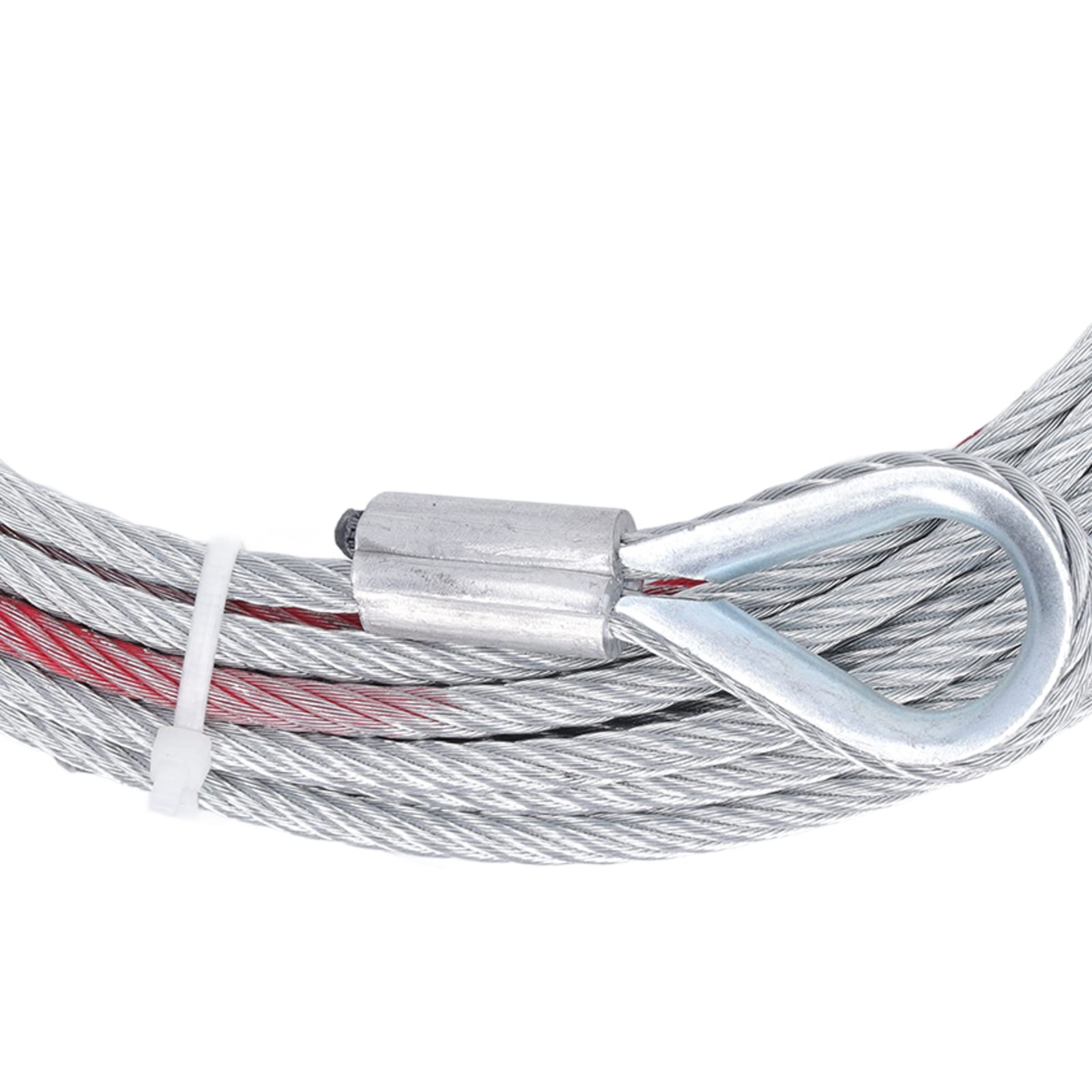 Fil de Câble de Treuil en Acier Inoxydable 4500LBS, Diamètre de 5.5mm, Longueur de 10m, Accessoires de Treuil de Remorquage