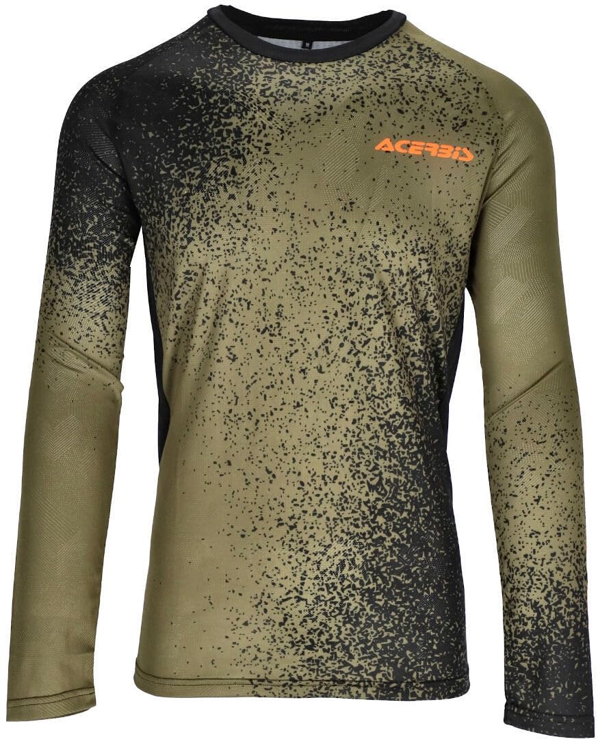 Acerbis X-Duro 2.0 Maglia Motocross, verde militare, M