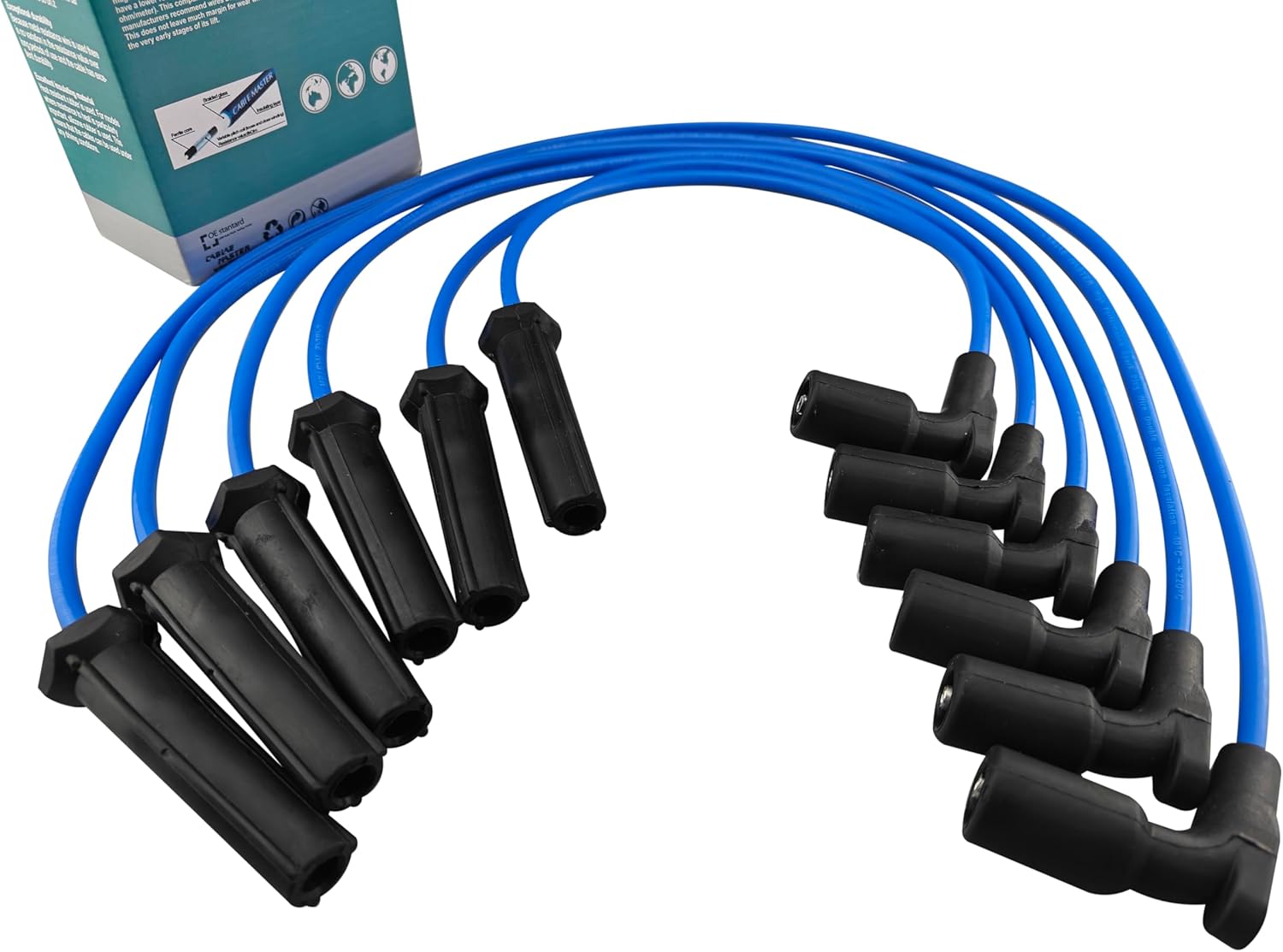 High Performance Spark Plug Wires Compatible with Terraza Lucerne Impala Malibu Monte Carlo Uplander G6 Montana Saturn Aura Relay Vue V6 3.5L 3.9L 2006 2007 2008 2009 2010 2011 Blue High Performance Spark Plug Wires Compatible with Terraza Lucerne Impala Malibu Monte Carlo Uplander G6 Montana Saturn Aura Relay Vue V6 3.5L 3.9L 2006 2007 2008 2009 2010 2011 Blue