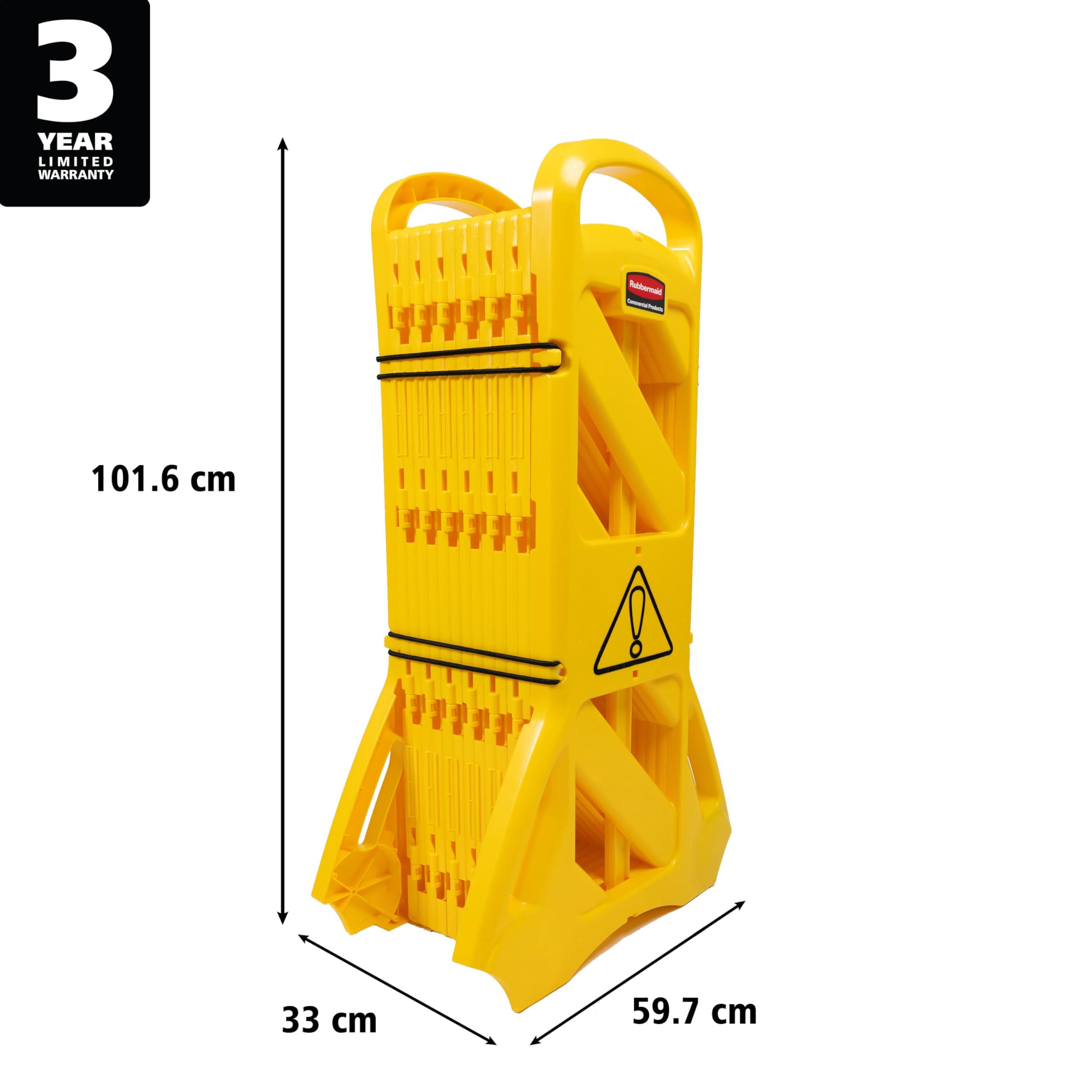 Rubbermaid FG9S1100 YEL 9S11 Pannelli di articolazione 4 m, Giallo