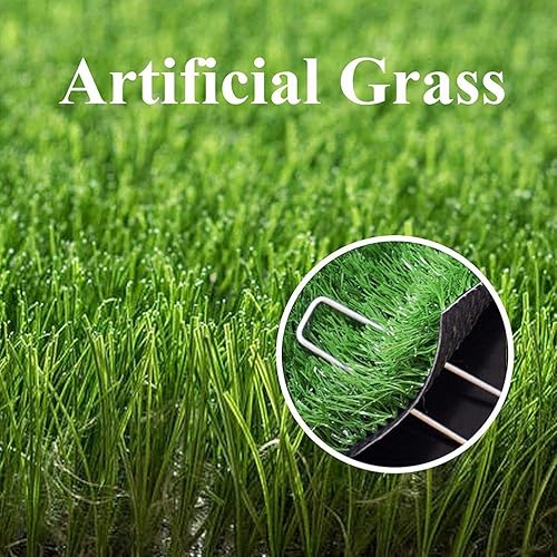 Miniatura 6 de Zerodis 50 clavos de tierra de jardinería, estacas de acero inoxidable, reutilizables, oblicuos, recortes, estacas de tierra para fijar telas,