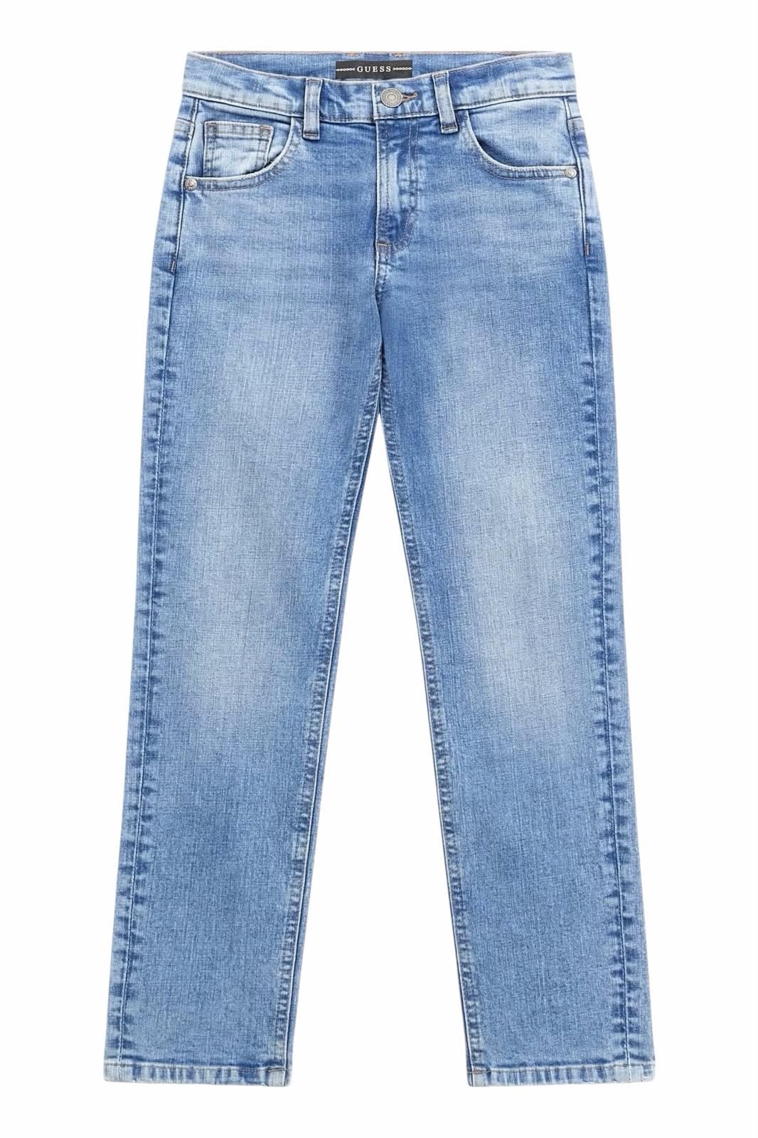 GUESS Pantalone Jeans Ragazzo 14 Anni 164 cm Modello Blu Denim Modello Straight Vita Media