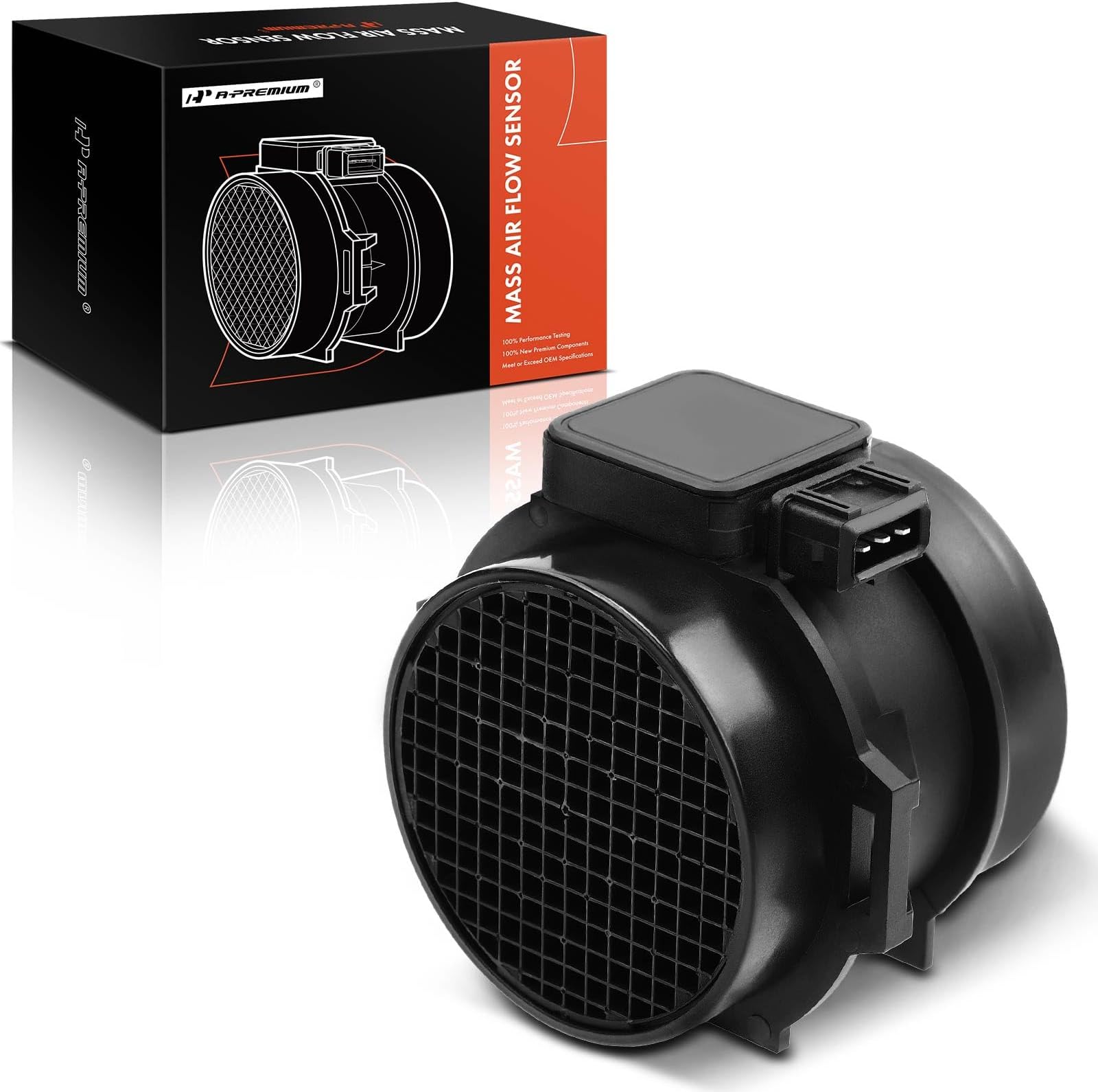 A-Premium Mass Air Flow Sensor Assembly [3 Pins] Compatible with BMW 323i/328i/528i 1999-2000, 325i/325Ci/525i 2001-2003 & Hyundai Sonata 1999-2000 & Suzuki Verona 2004-2006, Replace# 13621432356