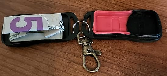 Fake Car Key Safe (2 Pack) - Ultra Realistic Keys Diversion Safe - Hidden Secret Compartment Decoy Car Key Fob - Hide And Store Money Waterproof Storage Cash Holder Container Lock - View #11