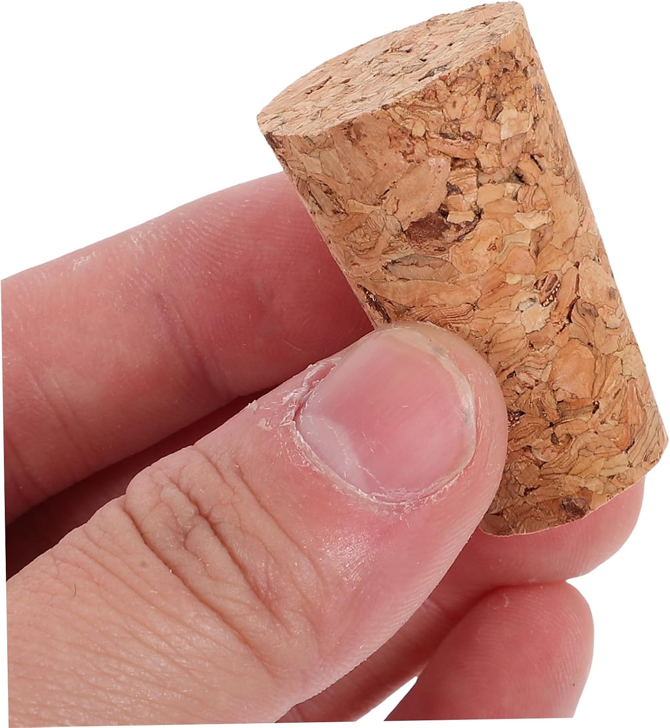 SOLUSTRE 100pcs Diy Wine Bottle Corks Cork Stoppers Glass Bottle Plugs Leakproof Home Bar Decor Bulk Pack