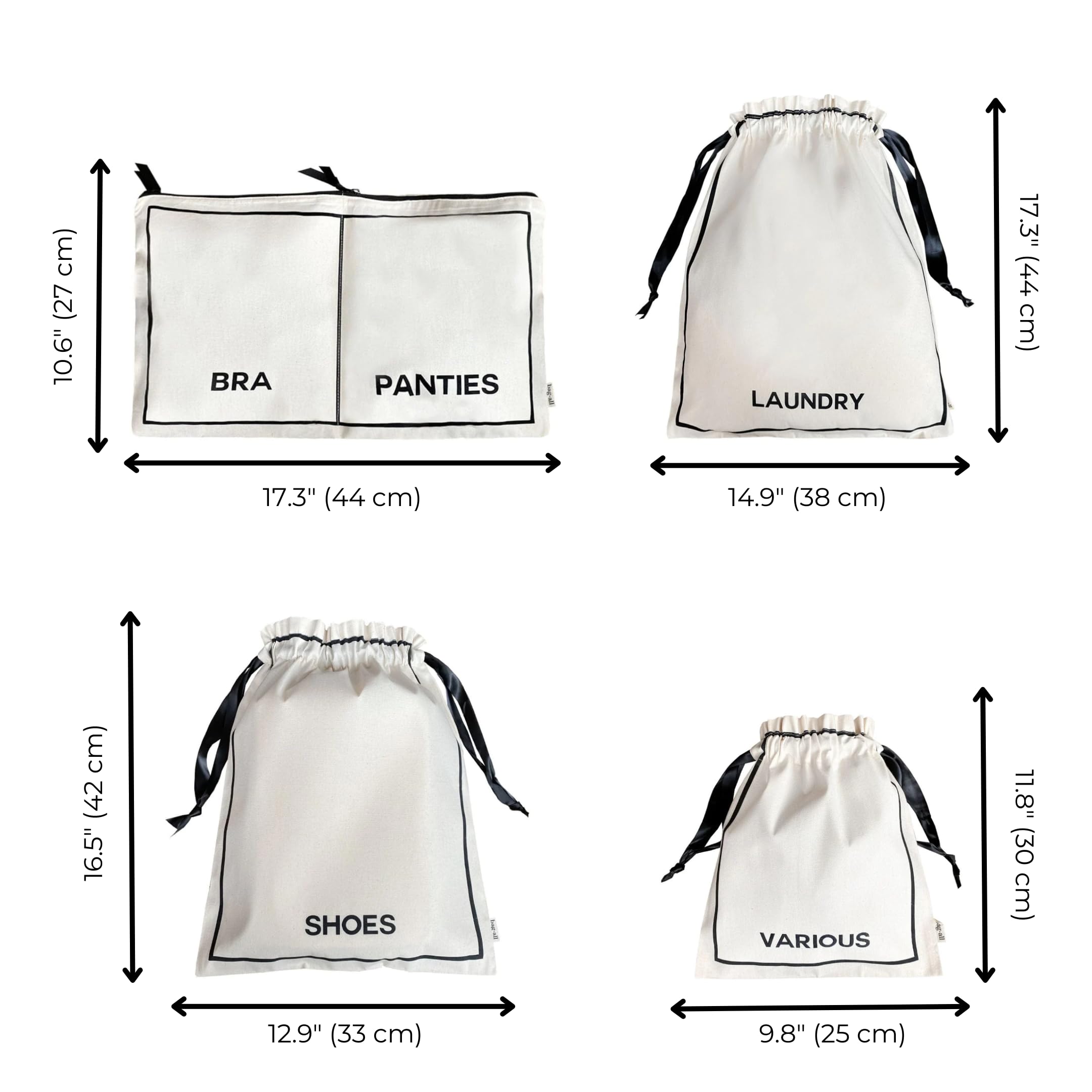 Bag-All Packing Cubes for Travel | Luggage Organizers for Suitcase | Travel Storage Cubes for Organizing | Luggage Organizer Bags | Traveling Essentials | Pack of 8