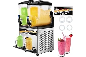VEVOR Commercial Granita Machine, 15L Slushy Machine