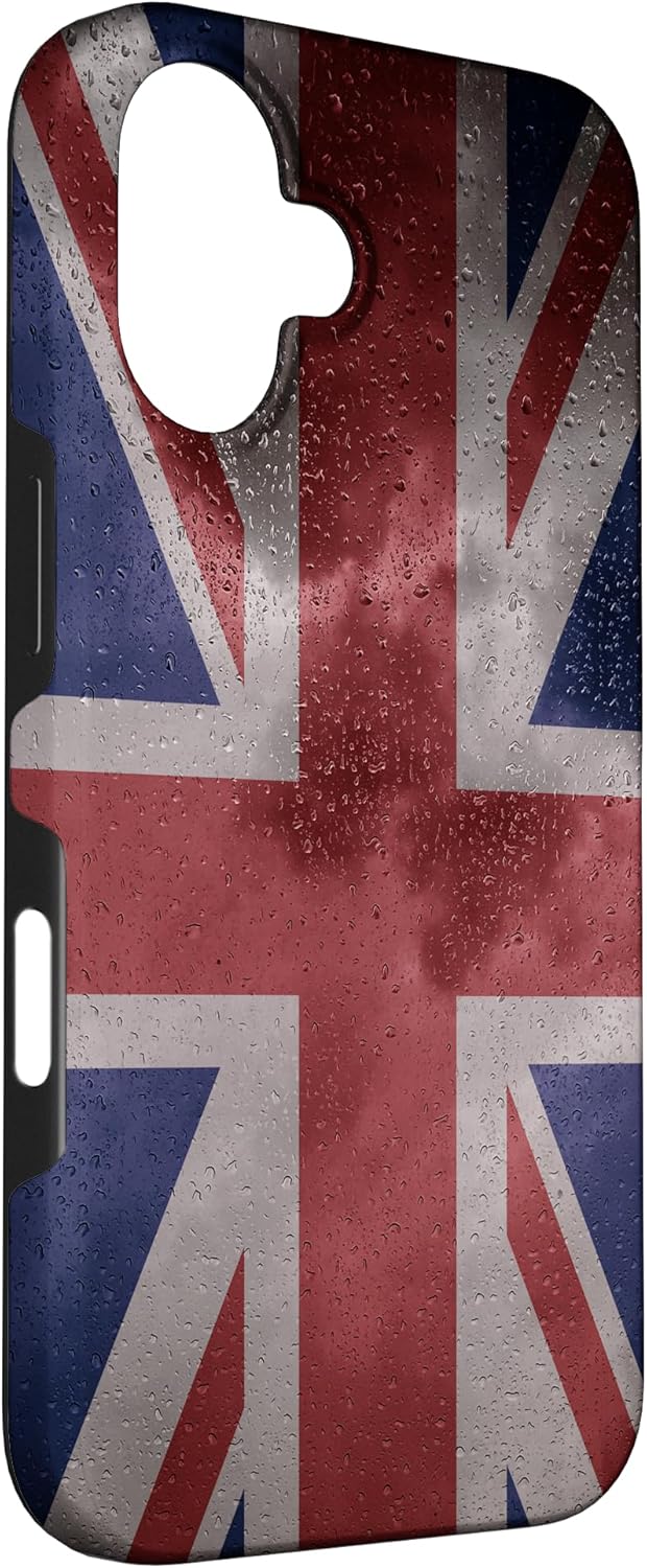 Britain Raindrop Style Flag - British Pride Case for iPhone 16