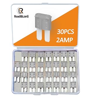 30PCS Micro 2 Blade Fuse ATR/APT Micro2 Fuse ATR/APT Blade Fuse Kit for Car Boat Truck SUV Automotive Replacement Fuses 10A 2A