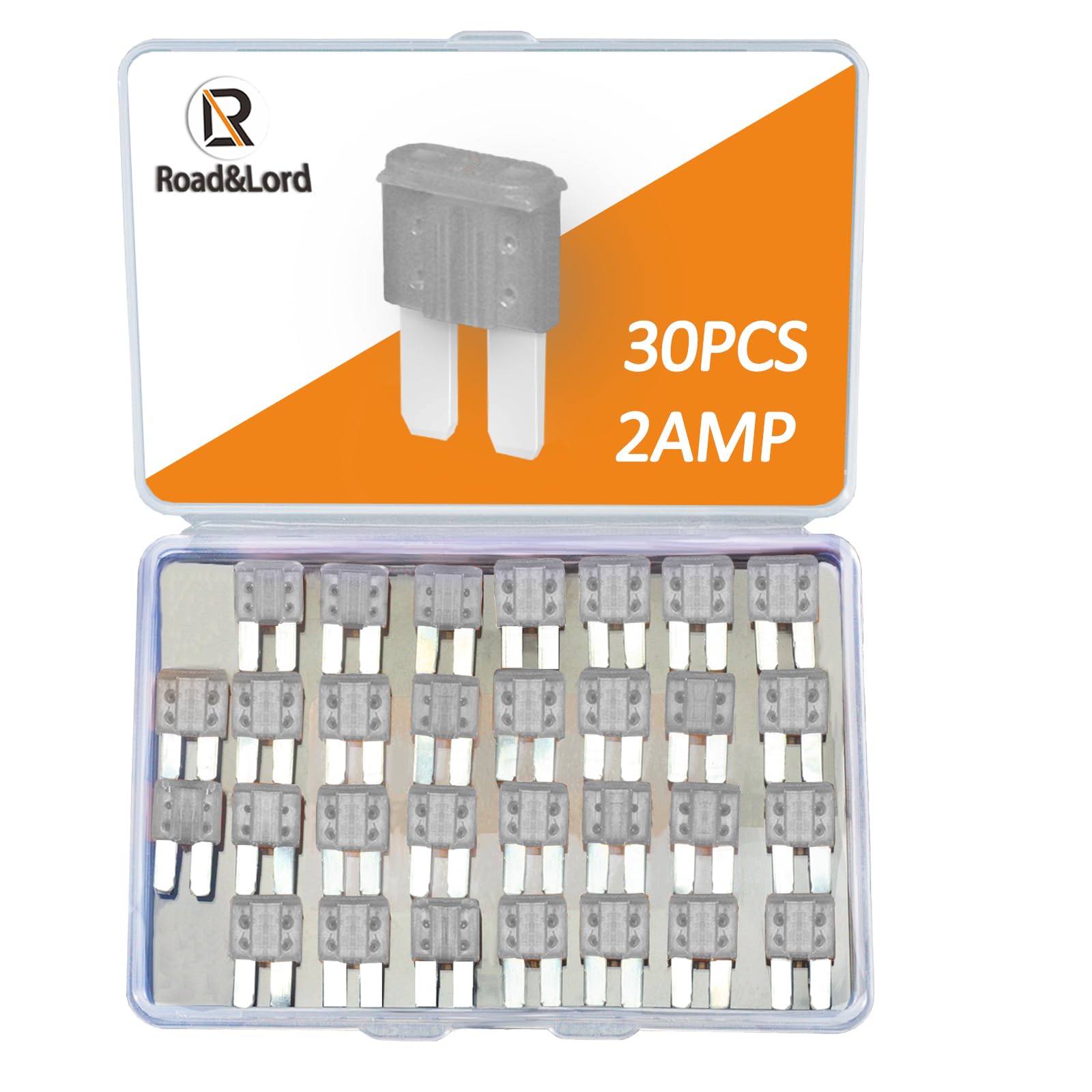 30PCS Micro 2 Blade Fuse ATR/APT Micro2 Fuse ATR/APT Blade Fuse Kit for Car Boat Truck SUV Automotive Replacement Fuses (10A) (2A)