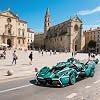 Supersportwagen Bausteine Sets 1280 Teile 1:14 Drift Auto Bausteine Modell-Bauset für Erwachsene Technic Sportwagen Bausteine Rennwagen Auto Modell Kompatibel mit großen Marken