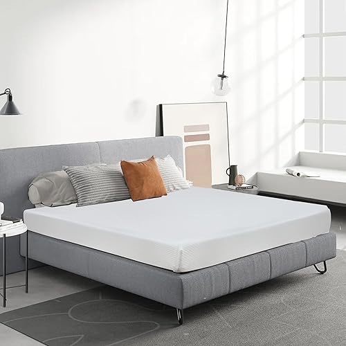 Colchón Queen, colchón de espuma de base de 5 pulgadas en una caja, colchón de cama doble, colchones de tamaño Queen sin fibra de vidrio con funda, disponible en Yaxa Peru