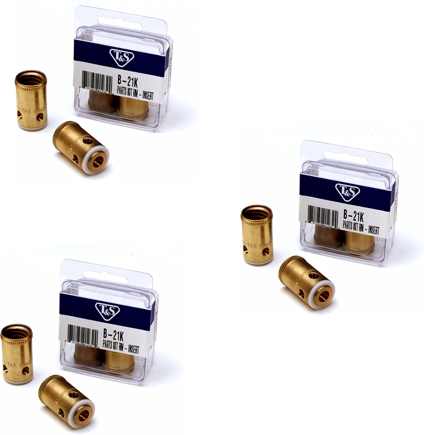 B-21K Parts Kit, Brass/Antique Brass, 2 Count (Three Pack)