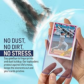 Premium Seamless 20PT - 360PT Thick Top Loaders for Cards | Top Loader Card Holder, Baseball Card Sleeves Hard Plastic, Hard Trading Cards Sleeves, TCG Sports Sleeve Hards, Toploader Clear Plastic.