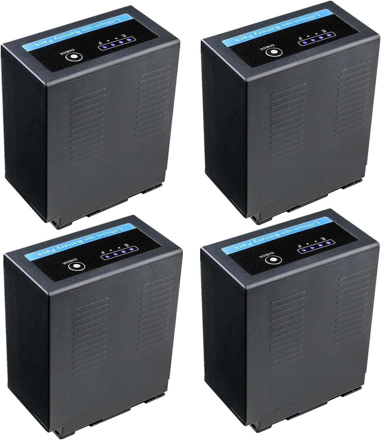 Kastar 4-Pack CGA-D54 Pro Battery Replacement for Panasonic AG-HVX200 AG-HVX200E AG-HVX200P AG-HVX200AP AG-HVX200AEN, AG-HVX201, NV-DS29 NV-DS29EG, NV-DS30 NV-DS30A NV-DS30EG Cameras