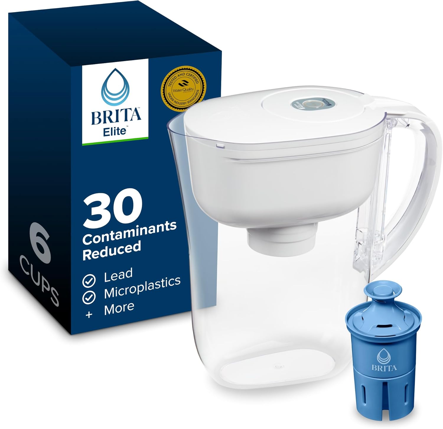 Brita Water Pitcher, Everyday Elite Filter,...
