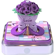 2026 3D Stereoscopic Calendar with Light - 3D Beautiful Cherry Blossom Tree, Mushroom House, Yellow Crane Tower, Globe, Altar Shape Calendar, Memo Pad, DIY Paper Carving Art Craft Engraving Desktop