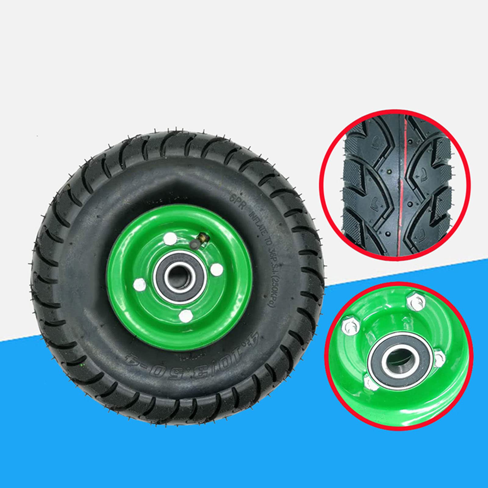 Ruote Pneumatiche Carrello 260x85 - Foto 7