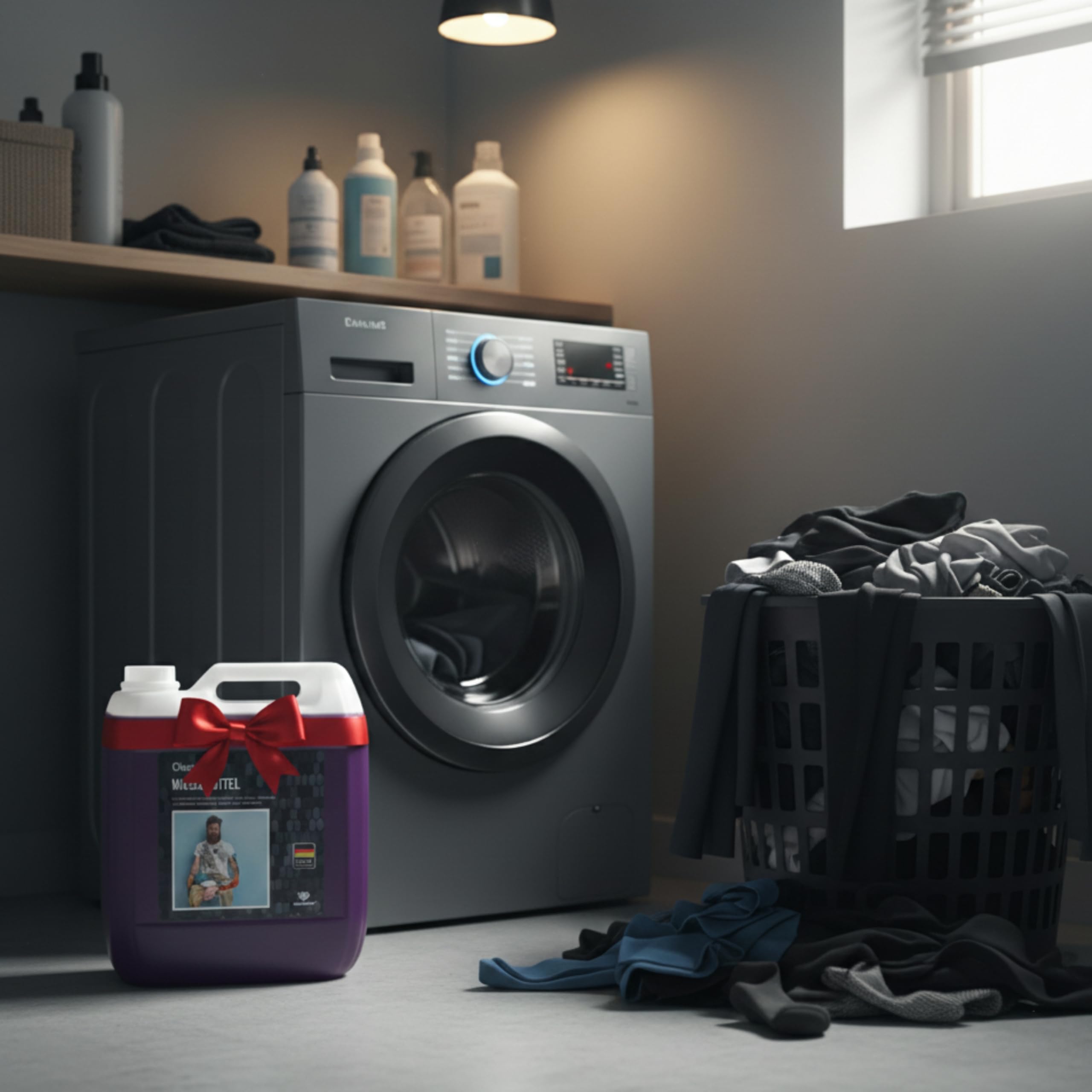 Cleanerist - Detersivo liquido nero per 875 lavaggi scuri - 5x 5L di concentrato per bucato liquido per nero e scuro - XXL detersivo con profumo fresco per 20-95°C, invece di capsule, polvere