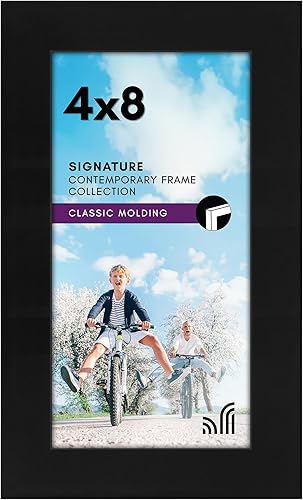 Vista 51 de Americanflat Marco de fotos de 10 x 13 pulgadas con vidrio inastillable - Colección Signature - Marcos de estilo galería hechos de madera de Negro