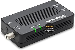 ScreenBeam Bonded MoCA 2.5 Network Adapter for Highest Speed Internet, Ethernet Over Coax - Single Add-On Adapter for Existing MoCA Network (Model: ECB7250S02)
