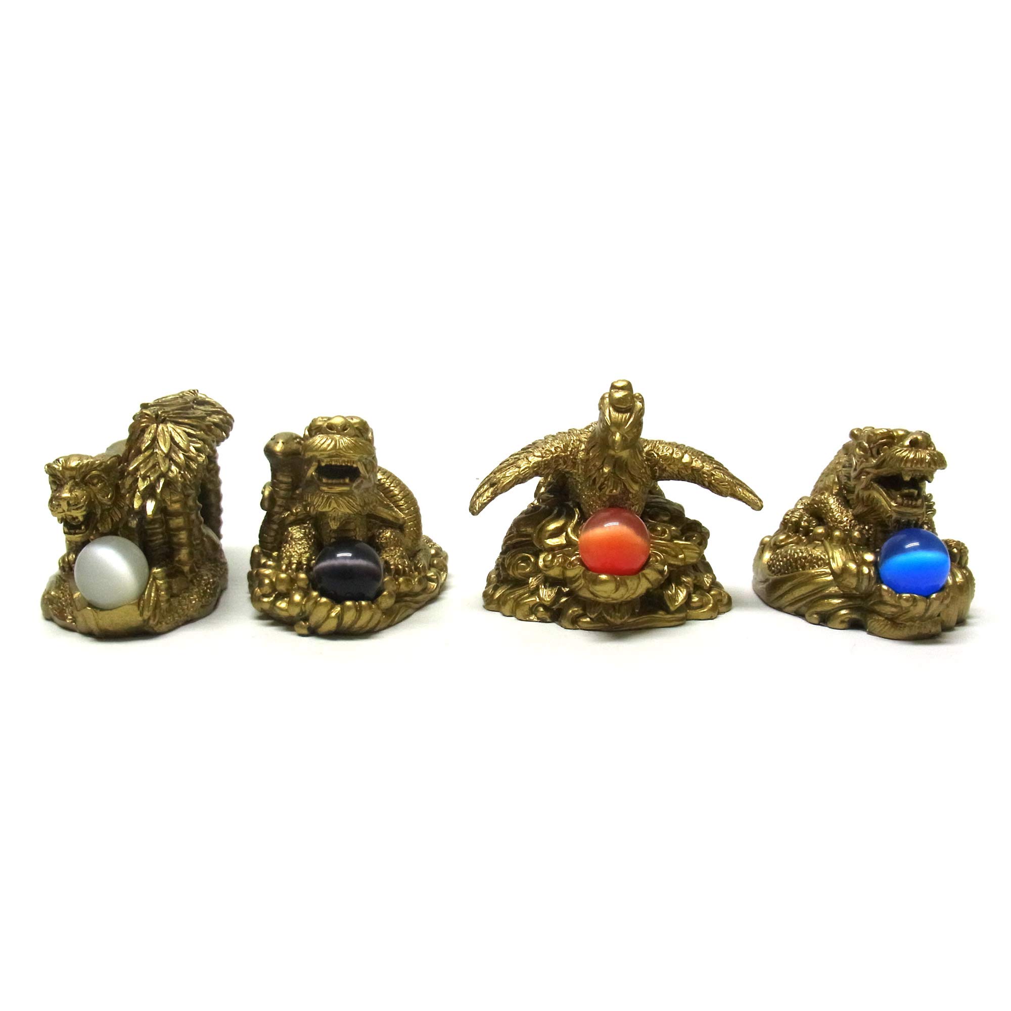 Amazon.co.jp: 風水・開運置物 四神獣セット（小） グッズ グッツ